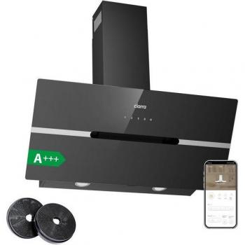 Campana Extractora Inclinada 90cm WIFI + APP Control 650m³/h Clase A+++ Ciarra CD9736FB