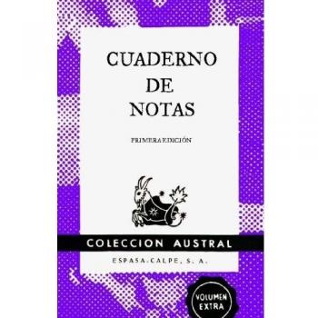 Cuaderno de notas violeta 11,2x17,4cm - Espasa calpe