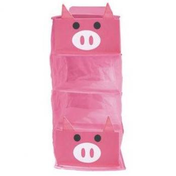 Jocca OR041P 2 cajones para ropa de niños diseño de cerdos, Rosa