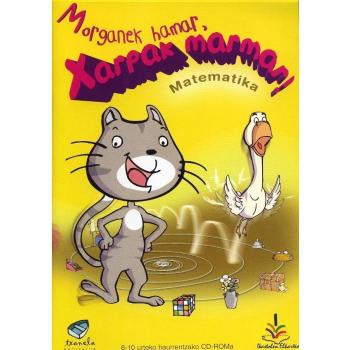 (CD-rom) lh 3/4 -txanela- matematika - morganek 10, xarpak marmar ! (Testuliburu Berriak)