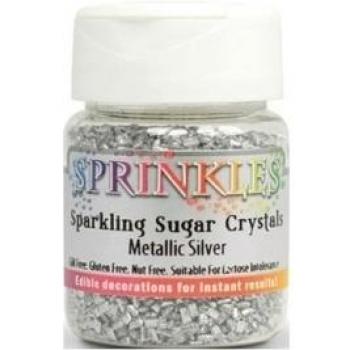The Rainbow Dust - Sprinkles Cristales De Azucar Perlados Plata 50Gr