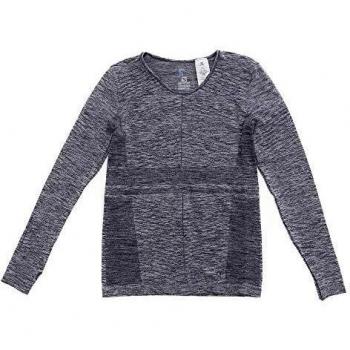 SALOMON Elevate MOVE'ON LS tee W - Camiseta, Mujer, Gris
