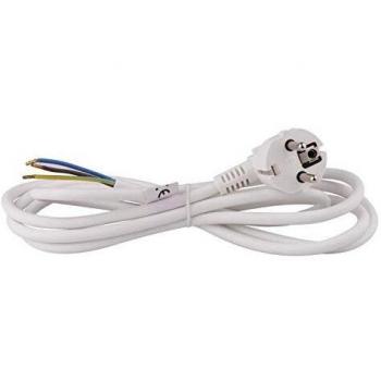 Flexo-Cable-PVC EMOS 3 x 1,5 mm, 2 m, Blanco, KF-CR2 H05VV-F3 HY005-F