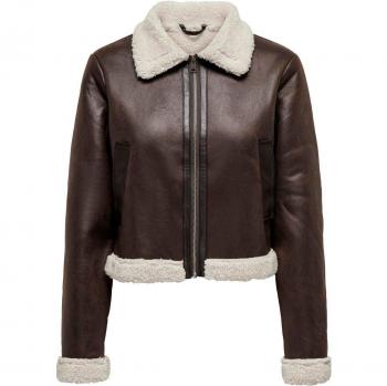 Only Betty Women's Faux Leather Zip Jacket
