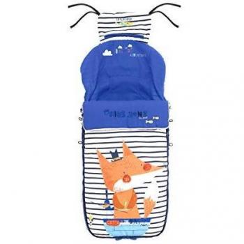 Jané Saco de Entretiempo para Silla de Paseo, 100% Algodón, Universal, Primavera - Verano, Color Nautic