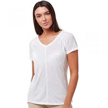 Craghoppers NL Galena SS Top, Blanco óptico, 8 para Mujer