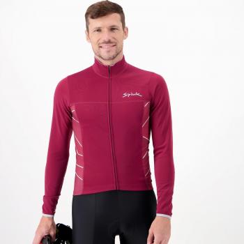 Chaqueta cortavientos de ciclismo para hombre Spiuk Boreas granate talla XXL