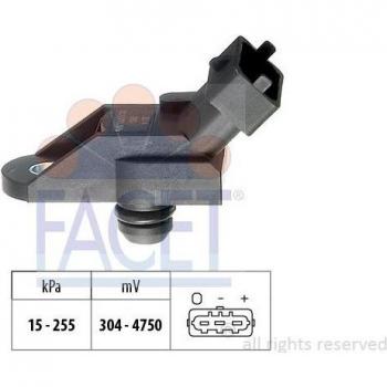 Sensor de presión de aire FACET 10.3014, adaptación a la altura