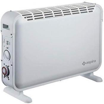Calentador de Aire Turbo 2000W con Temporizador y Cronotermostato Fantini & Cosmi CH7000