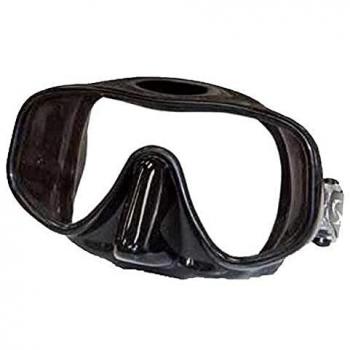 Máscara de Snorkel Baltik Spetton MPSN-96 Compact Silicona Unisex-Adult, Negro, Tamaño Única