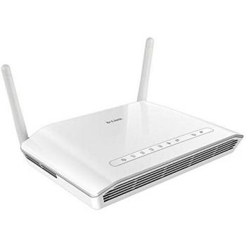 D-Link DSL-2745 – Modem Router ADSL2+, WiFi N 300Mbps, Annex A; 4 Puertos LAN Ethernet RJ-45 10/100Mbps, un Puerto ADSL WAN RJ-11, WPS, QoS, IGMP snooping, Blanco