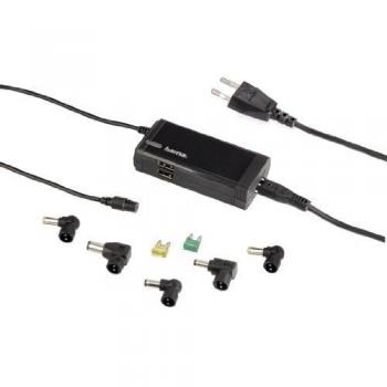 Hama - Universal fuente de alimentación unidad para Netbooks, 50 W, 100 - 240 MB/s, 12/19 MB/s, 50/60 Hz, Negro