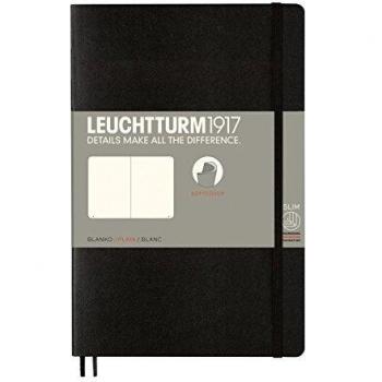 Libreta Leuchtturm1917 B6 Tapa Blanda Liso Negro