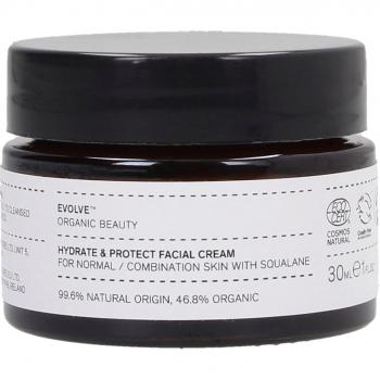 Crema Facial Hidratante y Protectora Evolve Organic Beauty, 30 ml
