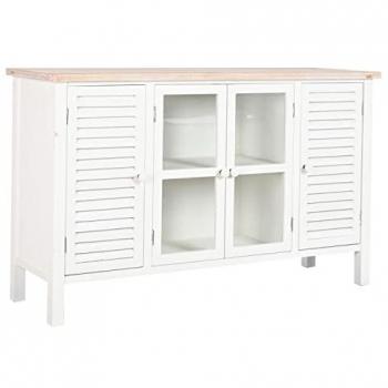 Aparador DKD Home Decor Blanco Abeto Madera MDF 130 x 40 x 80 cm