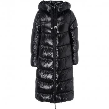 Parajumpers Arum Flower Women's Hooded Down Coat - Black - Size M