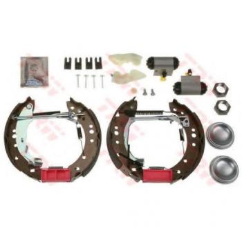Juego de zapatas de frenos TRW GSK1060 con características de kit de frenos, diseñado para disco de tambor, incluye todas las piezas necesarias para la instalación y cumple con estándares de calidad
