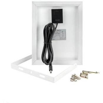 Proyector LED SMD 20W con Mando a Distancia, Luz Cálida IP65