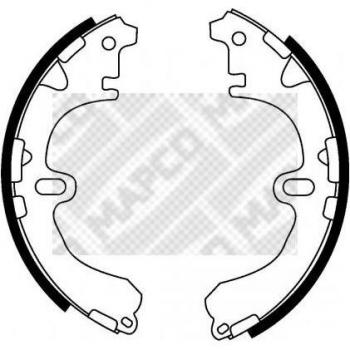Juego de zapatas de frenos MAPCO 8571 para frenos de tambor