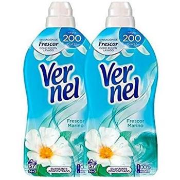 [Pack de 2] VERNEL Suavizante Concentrado Frescor Botella 57 lavados