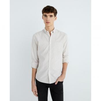 Camisa tipo Oxford de hombre Only & Sons ONSREMY L/S SLIM WASH STRIPE OXFORD SHIRT
