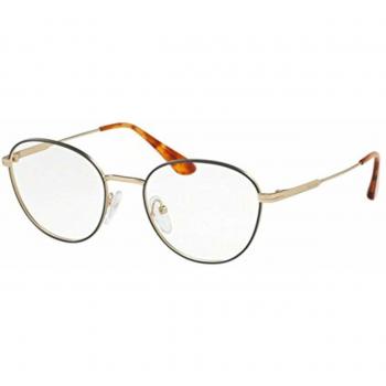 Prada 0PR 52VV Monturas de gafas, Green/Matte Pale Gold, 50 para Hombre