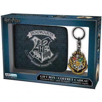 Set de Regalo Hogwarts: Cartera y Llavero Multicolor - Harry Potter