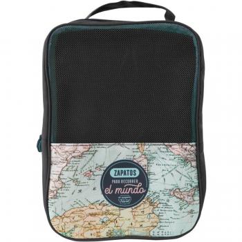 Bolsa de Viaje Organizadora de Zapatos con Diseño y Mensaje Mr Wonderful