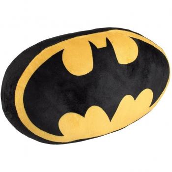 Cerdá Batman - Cojín terciopelo, 34 x 22 x 15 cm, color negro y amarillo