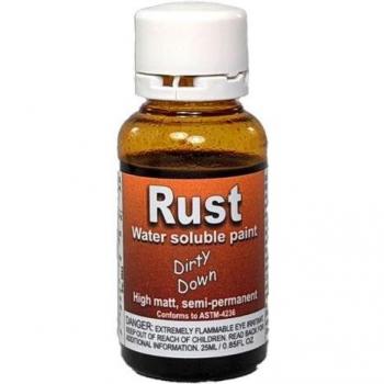 Dirty Down – Rust Effect – Pintura mate soluble en agua de 25 ml (Óxido)