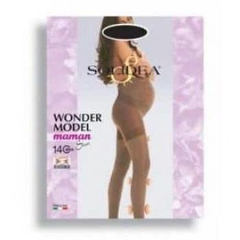 Collant Premaman de Compresión Transparente Solidea Wonder Model Maman 140, 18-21 mmHg, Talla S, Glacé