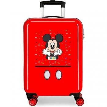Disney Mickey It's a Mickey Thing Maleta de Cabina Infantil Rígida 55 cm 4 Ruedas Roja con Capacidad de 34L