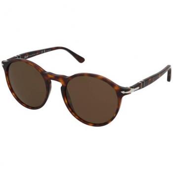Persol PO3285S 24/57 Unisex Round Sunglasses Havana