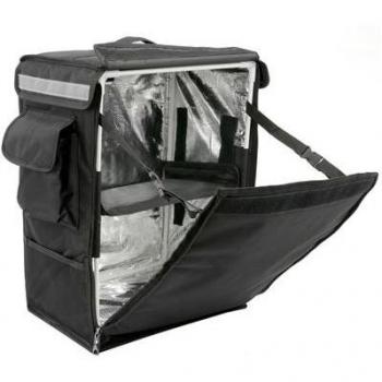 Mochila Isotérmica Negra 42 Litros para Picnic, Camping y Entrega de Alimentos en Moto o Bicicleta - CityBAG