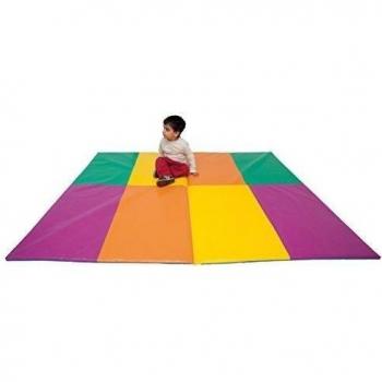 Alfombra Educativa Plegable Sumo Tatami Multicolor de Dos Secciones 200X150X2 cm