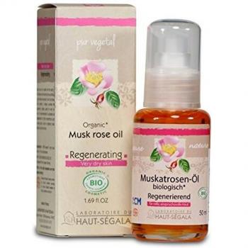 Haut-Ségala - Aceites vegetales de rosa mosquetón virgen biológico 50 ml para piel normal, piel madura, piel con problemas, piel mixta, piel sensible, piel seca