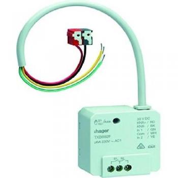 Hager – txb692 °F Switching Shutter/2/1-way + 2 Entries KNX Easy, 6 A, up