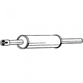Silencioso Central Delantero BOSAL 233-303 para VOLKSWAGEN GOLF 2 y GOLF 3