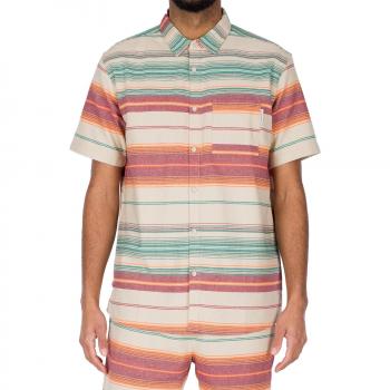 Iriedaily Santo Beige Short Sleeve Printed Shirt - 100% Organic Cotton