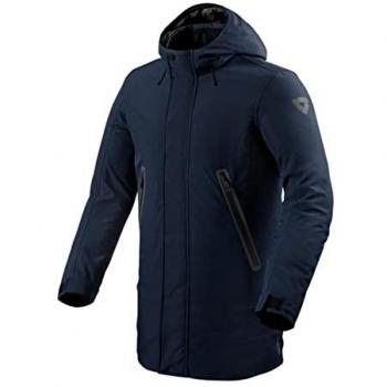 Chaqueta de Moto Revit Trafalgar H2O - Impermeable - Alta Calidad - Azul Marino Oscuro - Chaqueta textil para motocicleta - Talla S