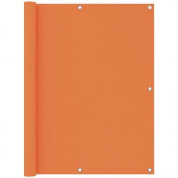 vidaXL Toldo para balcón tela oxford naranja 120x300 cm