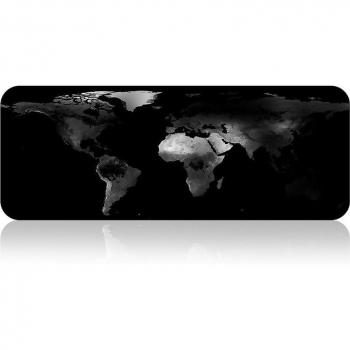 Alfombrilla Gaming XXL DAM diseño Mapamundi liso 79x29,5cm