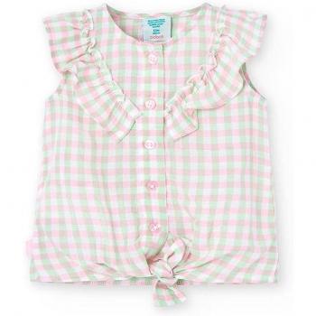 Blusa viscosa cuadros bebé niña Boboli 208099 MULTICOLOR