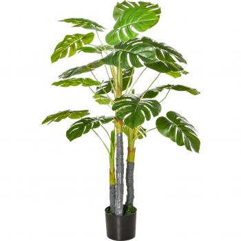 Planta Artificial Monstera en Maceta Altura 120 cm