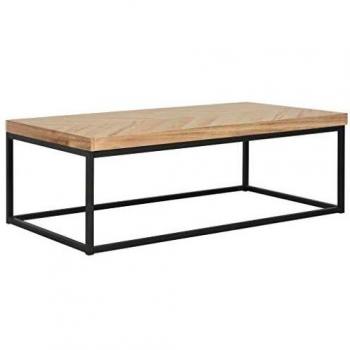 vidaXL Madera Maciza Mesa de Centro Salón Comedor Cocina Café Sala de Estar Habitación Aparador Mesita Auxiliar Casa Hogar Bricolaje 110x60x37 cm