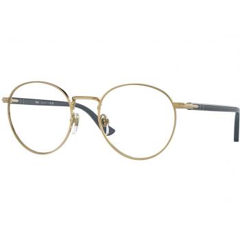 Persol PO1008V Asian Fit 515 Men's Eyeglasses Gold Size 52 (Frame Only) - Blue Light Block Available, Stylish Sunglasses Yellow unisex ONE SIZE, Glasses unisex Yellow ONE SIZE Stylish Sunglasses