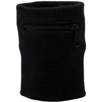 Color wiltec muñequera Suddora Multi de la cremallera Negro negro