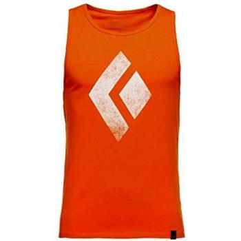 Black Diamond M Chalked Up Tank Camiseta de Tirantes para Hombre, Ginger, L