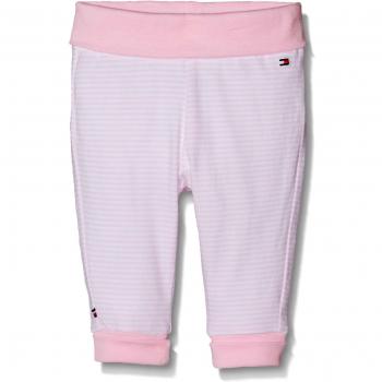 Tommy Hilfiger Striped Jersey Knit Pant, Pantalones para Bebés, Rosa