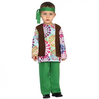 Disfraz Hippie para Bebés (3 Piezas) 12-24 Meses - Verde
